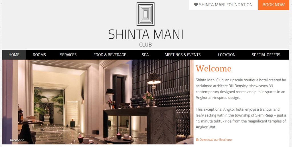Shinta Mani Club Reception